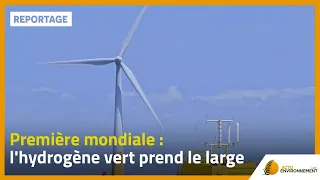 Première mondiale : l'hydrogène vert prend le large