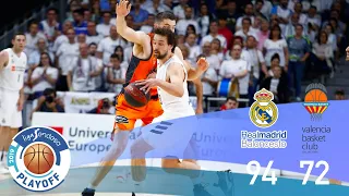 Real Madrid - Valencia Basket (94-72) RESUMEN // Semifinales - Playoff Liga Endesa