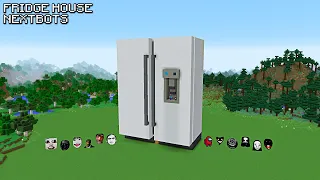 SURVIVAL FRIDGE HOUSE WITH 100 NEXTBOTS in Minecraft - Gameplay - Coffin Meme