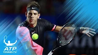 Del Potro and Anderson to meet in Acapulco final | Acapulco 2018 Semi-Final Highlights