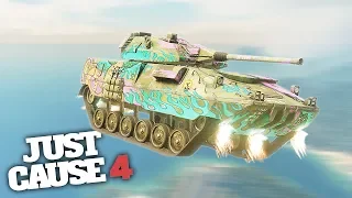 HOVERING TANK EXPERIMENT! Just Cause 4 Challenge!