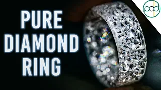 Making a Diamond Resin Ring (Solid Diamond Ring)