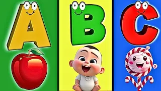 ABC phonics song | letters song for kindergarten  | A for apple | Colour song | Shapes song