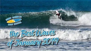 Playa Guiones | Biggest Waves of January 2019 | Instructors and Guests