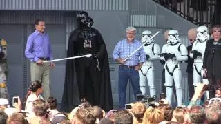 Star Tours 2 grand opening dedication with George Lucas, Bob Iger and more at Walt Disney World