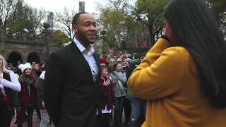 Central Park Flash Mob Proposal | How They Asked