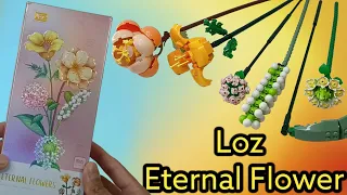 LOZ MINI BRICK ETERNAL FLOWERS 1658 UNBOXING and REVIEW