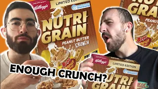 Trying the New Nutri Grain Peanut Butter Crunch!