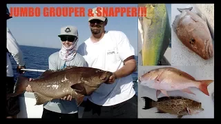 OVER-NIGHT XL SNAPPER/GROUPER BITE!!! | DEEP SEA FISHING FLORIDA