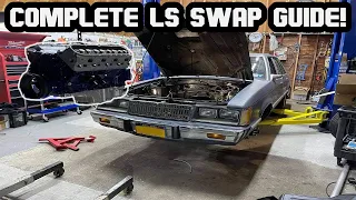 HOW TO LS SWAP ANY VEHICLE!! FULLY DETAILED!!