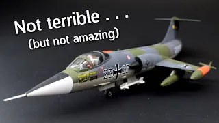 The Academy F-104G Starfighter in 1/72 Scale is NOT Terrible . . . Build & Review