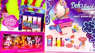 DohVinci Tutorial Vanity Design Kit From Play Doh My Little Pony Toys Set DCTC Disney Cars Toy Club