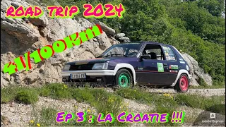 4l/100km 😱😱😱 Road trip en 205 : la Croatie 🇭🇷 !!! Qui fait mieux ???