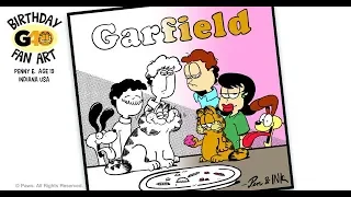 Garfield's Comic Strip 40th Anniversary (1978-2018).