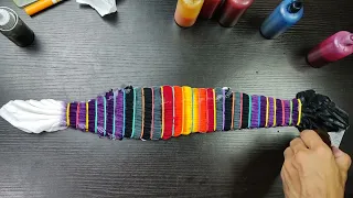 DNA pattern "V" Tie Dye