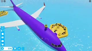 Playing Cabin Crew Crash Landing into water