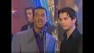 Boy Bands ALLIAGE & BOYZONE (Duet) - "TE GARDER PRÈS DE MOI" - French TV show "Video GAG" (1997)