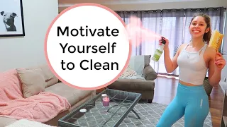 9 Ways to MOTIVATE Yourself to CLEAN | Spring Cleaning Motivation & Tips