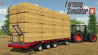 BALE TOOLS ( NEW HOLLAND ) AND LOADING WAGONS ( BERGMANN ) IN #fs16