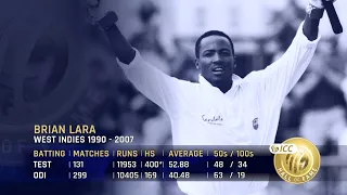 Meet the ICC Hall of Famers: Brian Lara | Flamboyant, beautiful and an all-time great