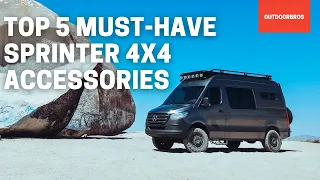 Top 5 Must-Have Sprinter 4x4 Accessories/Works for Ford Transit and Dodge ProMaster Too!