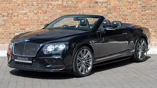 2016 Bentley Continental GT Speed Convertible - Onyx Black - Walkaround & Interior [4K]