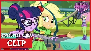 The Tri-Cross Relay: Applejack's Honesty | MLP: Equestria Girls | Friendship Games! [HD]