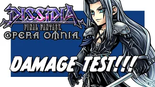 DFFOO SEPHIROTH DAMAGE TEST!!! MY BIGGEST BURST PHASE EVER!!! HE'S A MONSTER!!!