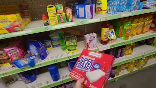 Dollar General Dollar Days Shelf Organization for One Hour Plus! (Messy)