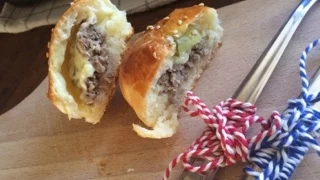 Cheeseburger Stuffed Buns  - Episode 58 - Baking with Eda