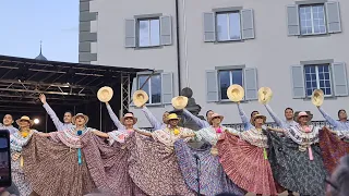 47ème Recontres de Folklore Internationales de Fribourg, cortège et spectacles, 20 août 2022