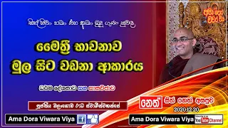 මෛත්‍රී භාවනාව මුල සිට වඩනා ආකාරය | Ven Balangoda Radha Thero| Sith Neth Asapuwa