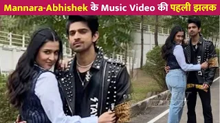 Mannara Chopra & Abhishek Kumar Shooting For Music Video !