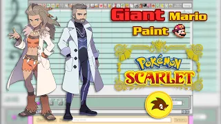 Giant Mario Paint - Pokémon Scarlet & Violet - Battle! Sada & Turo (Final Boss)