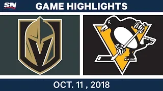 NHL Highlights | Golden Knights vs. Penguins - Oct. 11, 2018