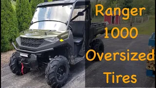 Polaris Ranger 1000 Oversized big 28 tires