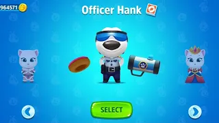 Talking Tom splash Force Officer Hank is unlocked