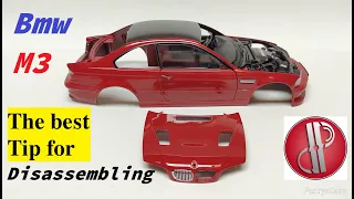 How to Disassemble Bmw E46 M3 Gtr 1/18 Scale by kyosho