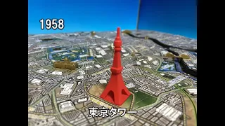 ４Dパズル　tokyo  東京　タイムラプス　ジグソーパズル　ジオラマ　jigsaw puzzle   time lapse   diorama