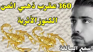 360 عقربة من ذهب _ من اثمن الكنوز الأثرية _ الحسكة سوريا 2009