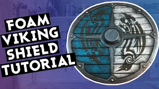 Making Eivor's Raven Clan Shield from ASSASSIN'S CREED VALHALLA | Foam Viking Shield Tutorial