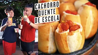 FIZ CACHORRO QUENTE DE ESCOLA - MUITO FÁCIL