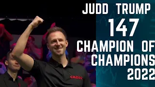 Judd Trump 147 Maximum Break Against Ronnie O' Sullivan 2022 | Champion OF Champions