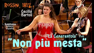 "Non più mesta" ("La Cenerentola", Rossini) por Cecilia Bartoli, live - Subts.: italiano-español HD