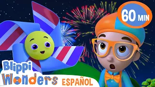 Fuegos Artificiales | Blippi Wonders | Caricaturas para niños | Dibujos Animados Educativos