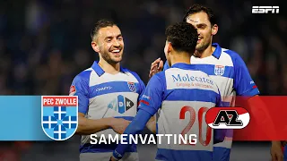 🔝 Koploper PEC Zwolle heeft geen kind aan Jong AZ | Samenvatting PEC Zwolle - Jong AZ