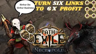 [3.24] - Path of exile -  How to make and sell six links for easy Profit