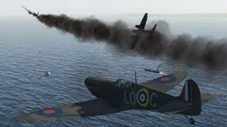 IL-2 Sturmovik: Cliffs of Dover AirCombat Dogfights Epic Fan Made Moments HD ITA 720p Mission 1