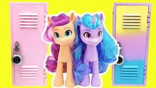 My Little Pony A New Generation DIY Custom Back to School Locker Organization! Sunny and Izzy