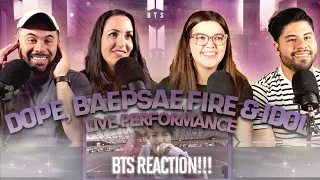 BTS "Dope + Baepsae + Fire + Idol LIVE" Reaction -  This was absolutely amazing!! | Couples React